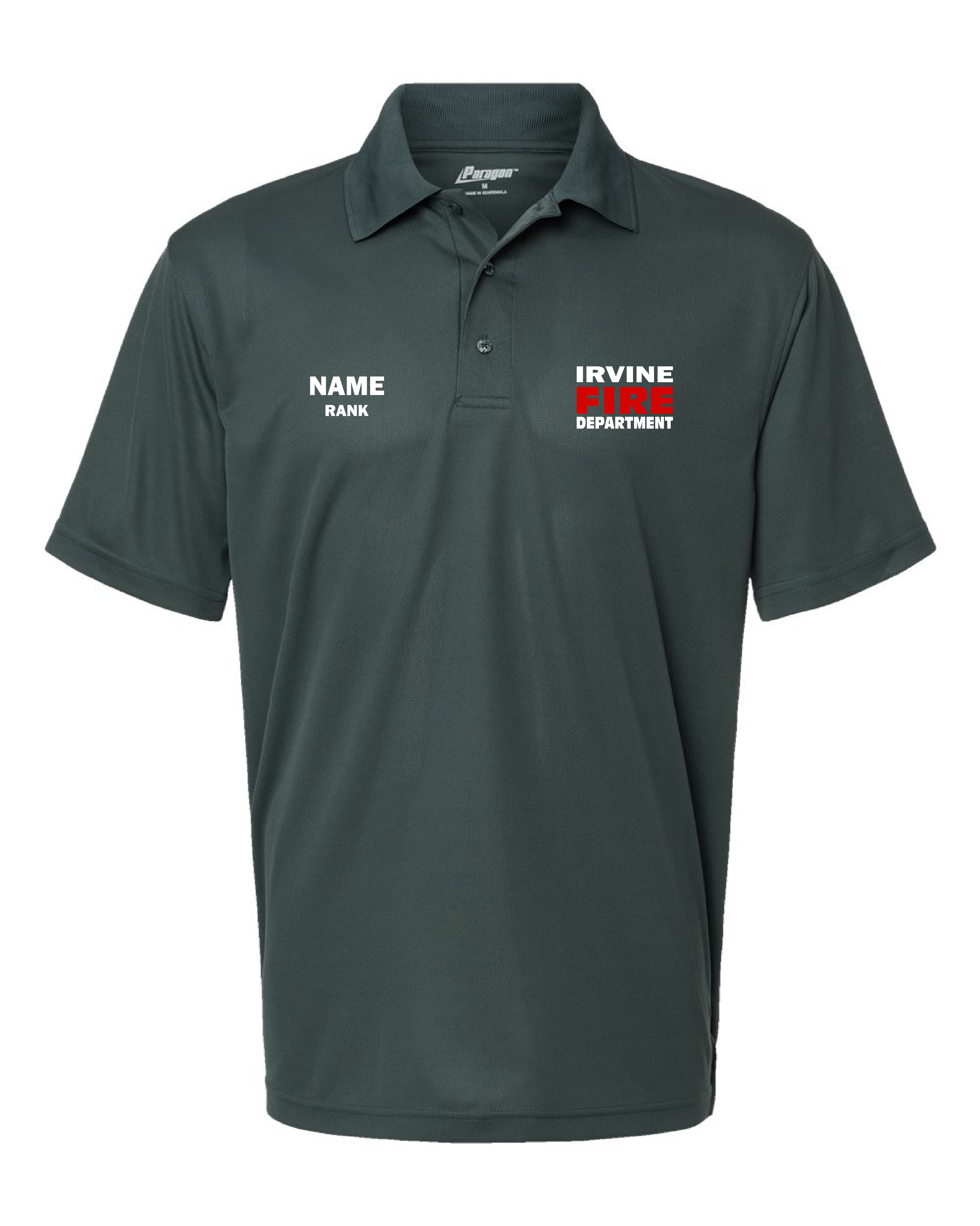Irvine Fire Department Embroidered Dress Polo (Personalized)