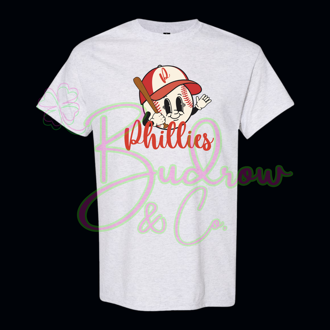 Vintage Baseball Mascot Tee - Personalized