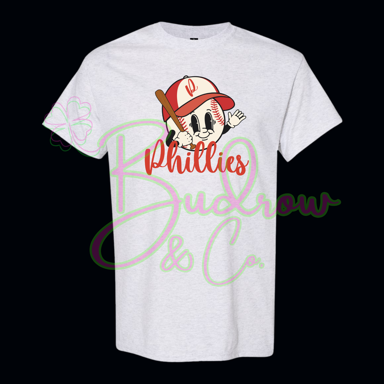 Vintage Baseball Mascot Tee - Personalized
