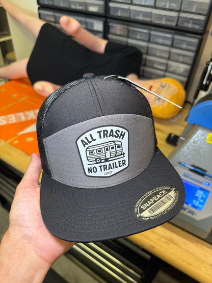 All Trash No Trailer Snapback Hat