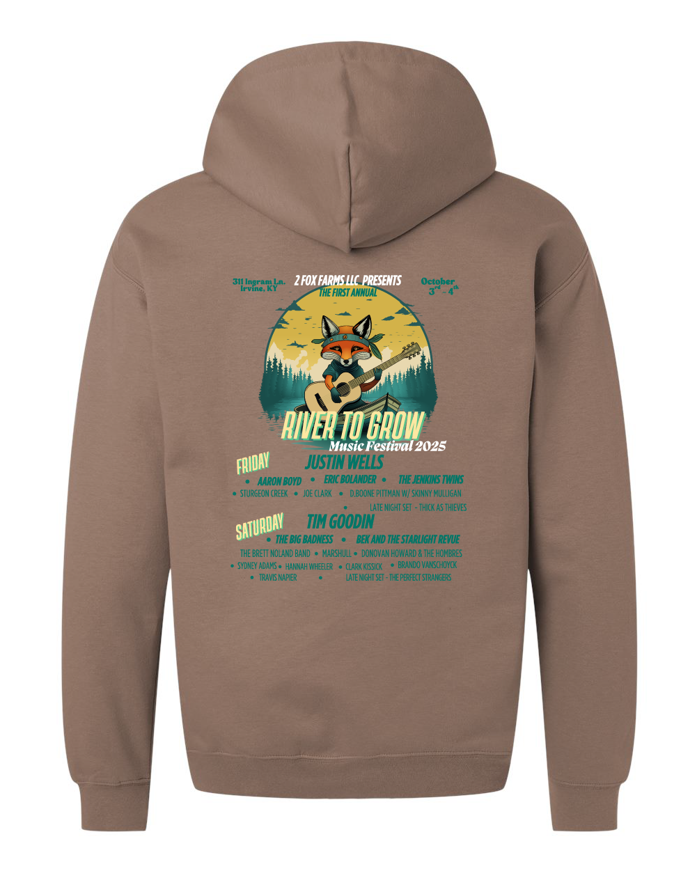 River To Grow (RTG) Music Festival Hoodie