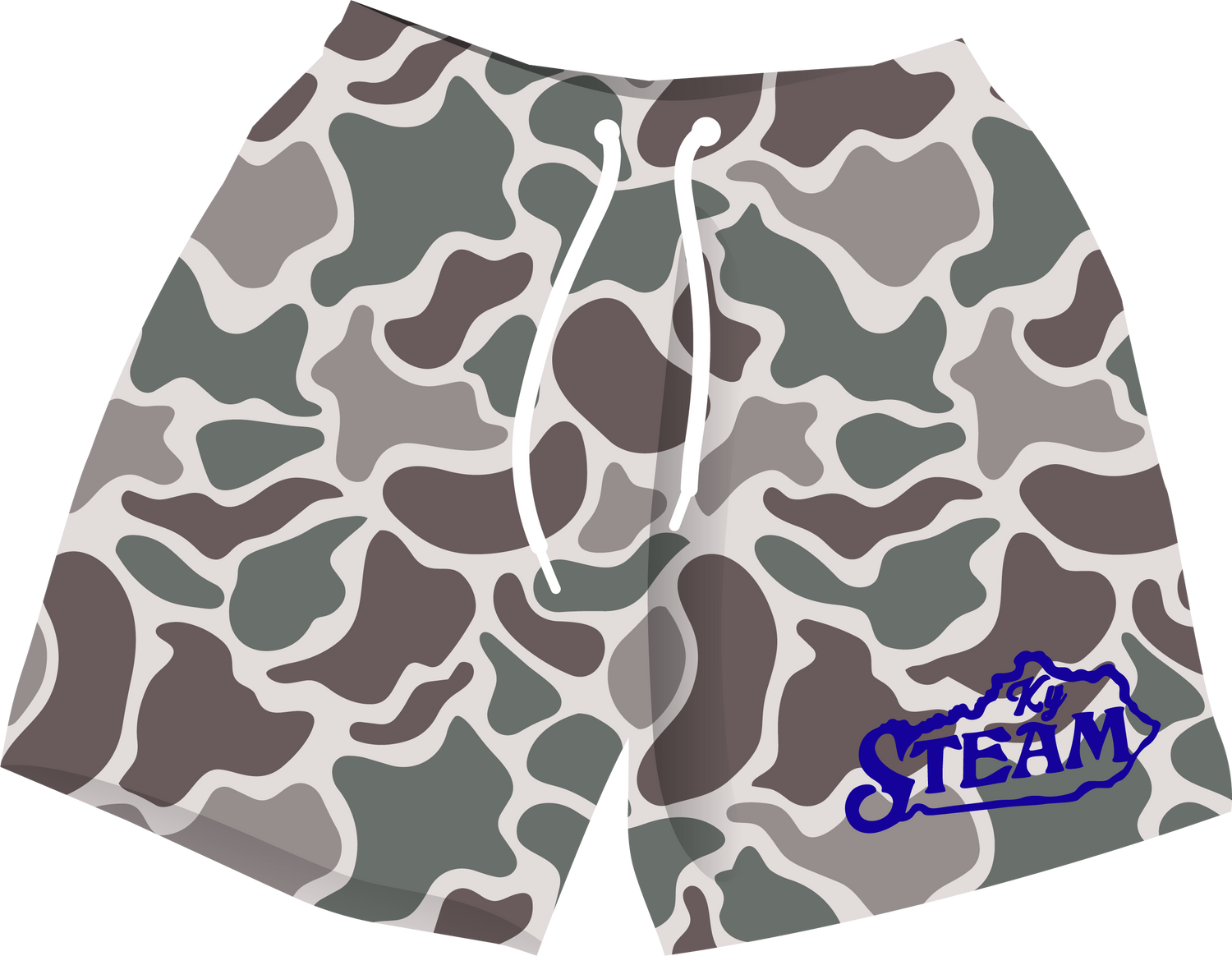 Steam Shorts - Old School Camo