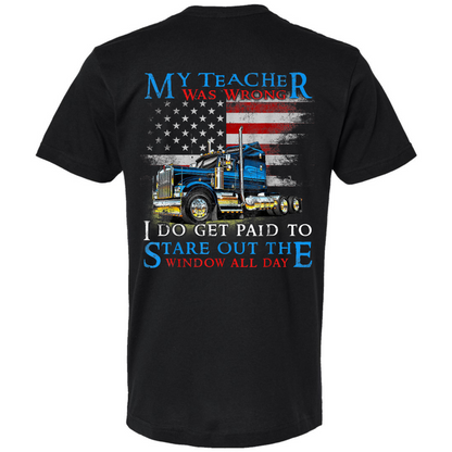 Trucker Tee - Wrong Teacher