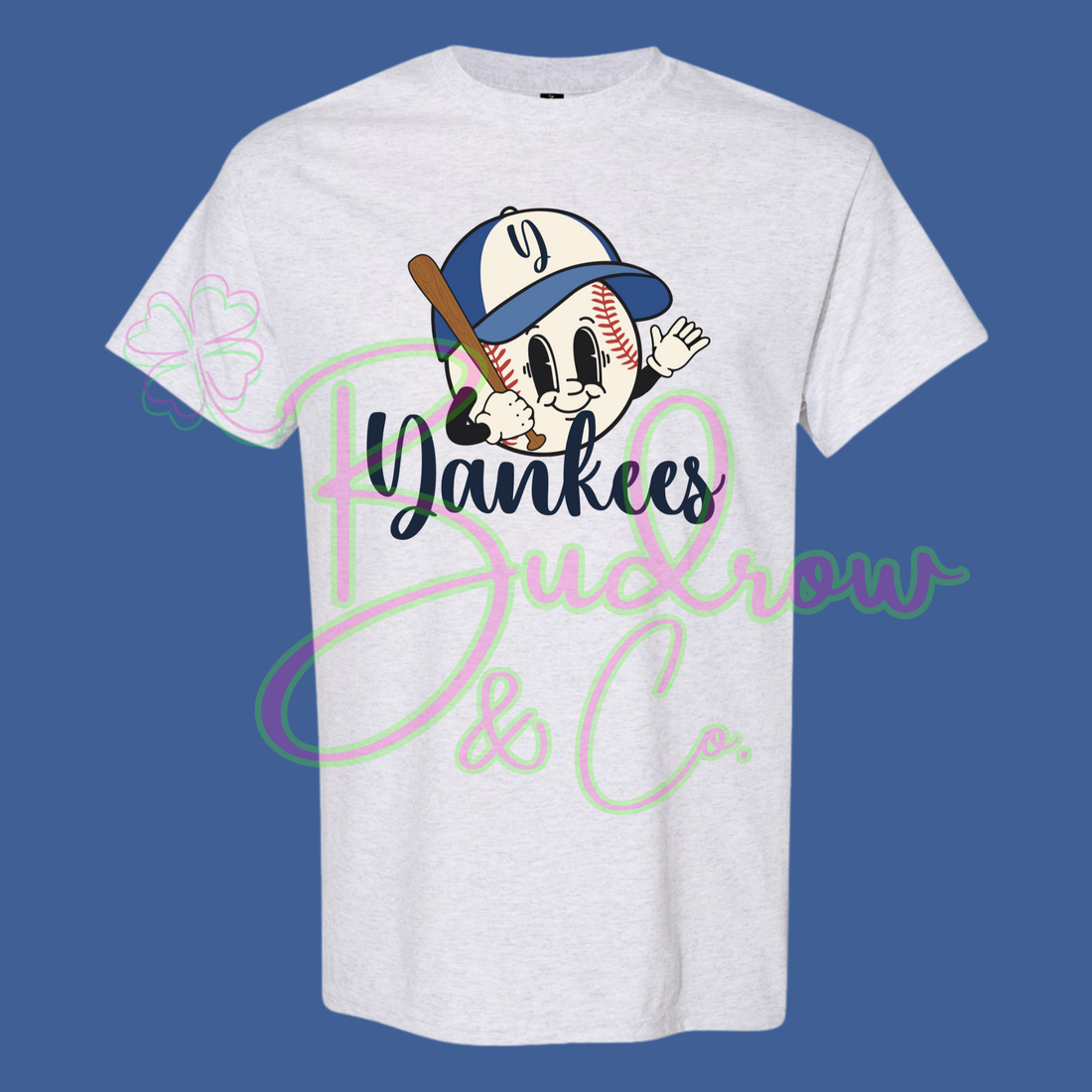 Vintage Baseball Mascot Tee - Personalized