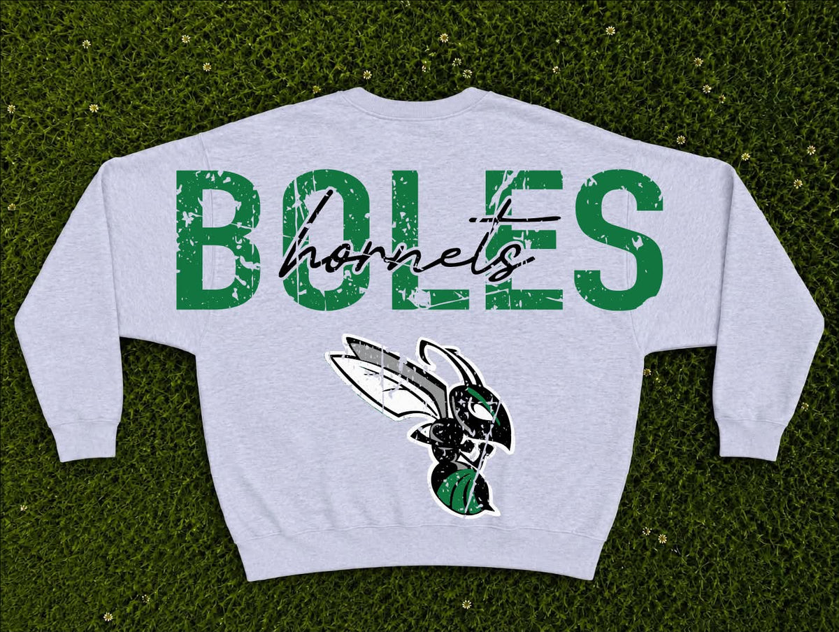 Boles Big Back Crew - Ash