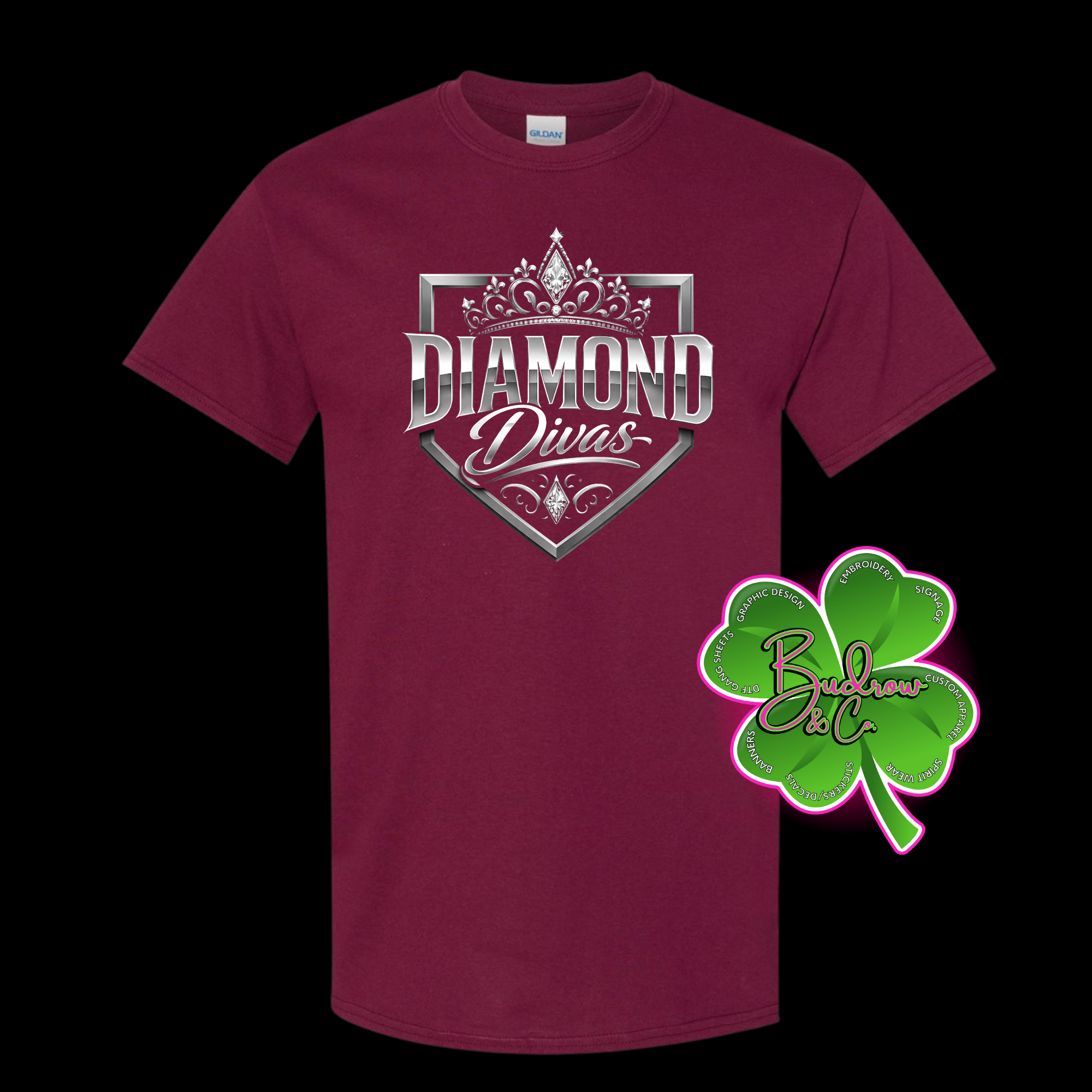 Diamond Divas 9-12 - Matching Parent Tee - Cotton Material