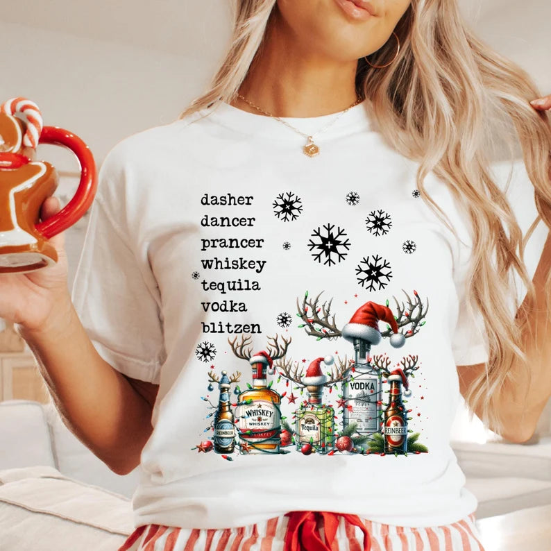 Drinking Reindeer Tee