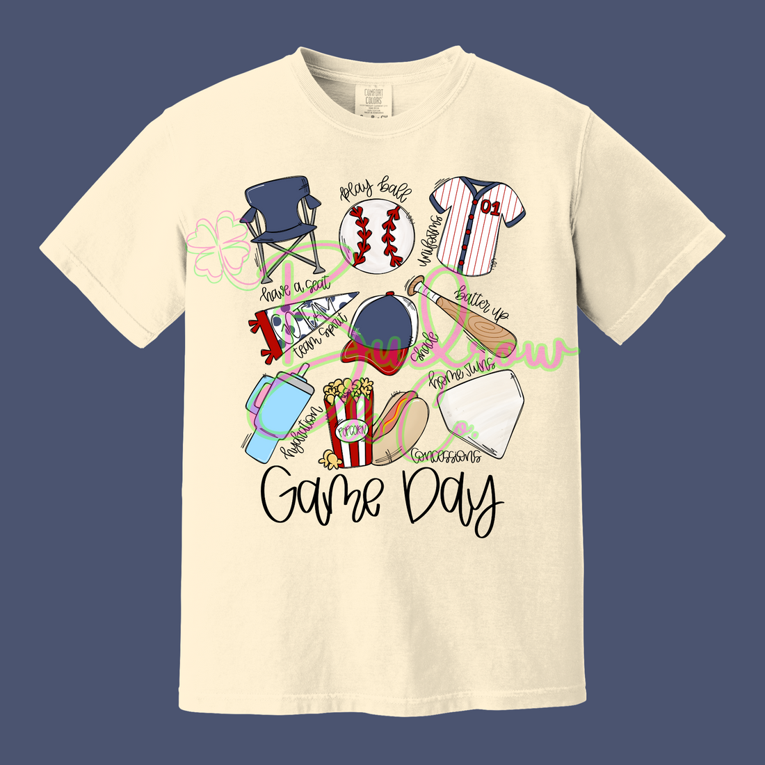 Baseball Game Day Doodle