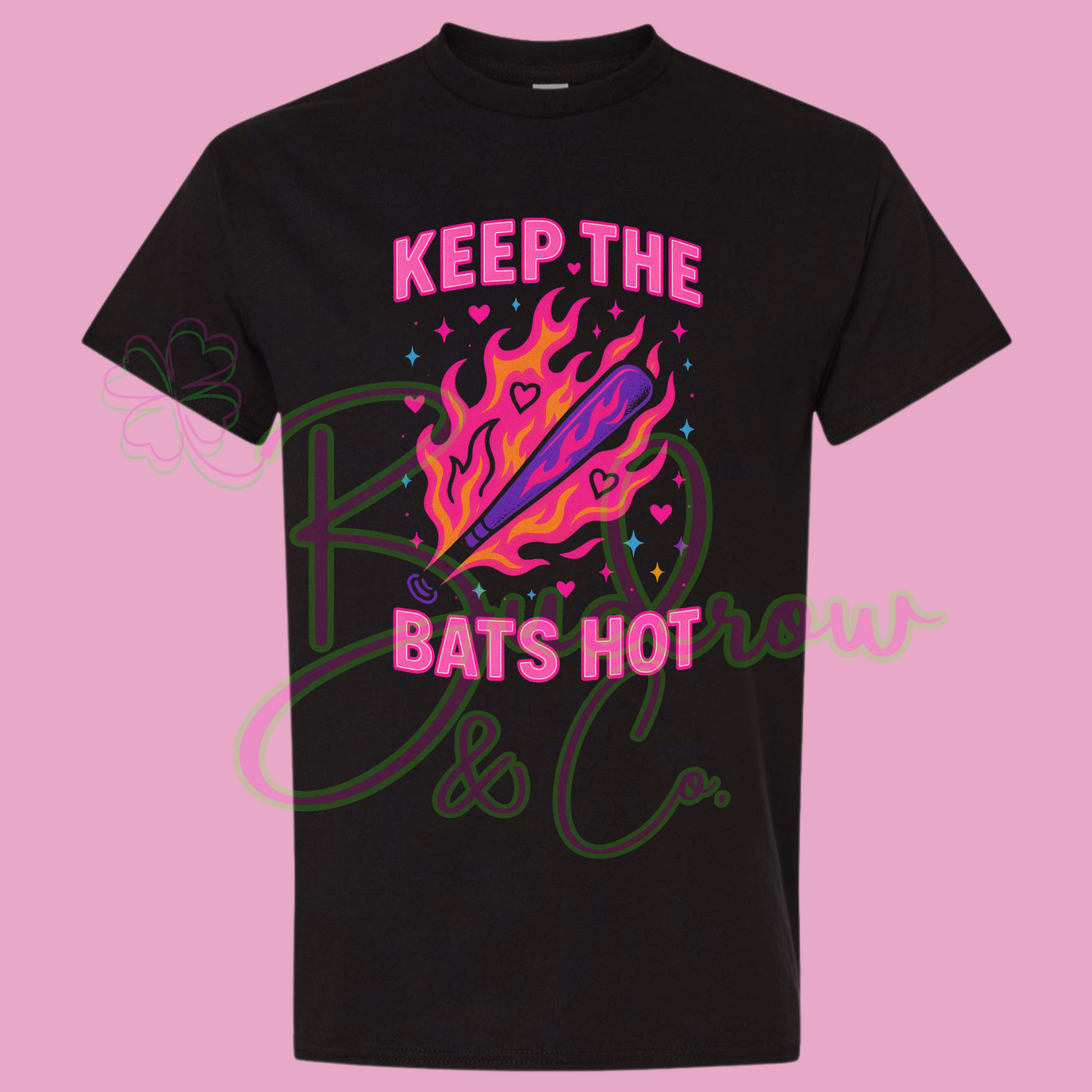 Keep the Bats HOT Pink Tee