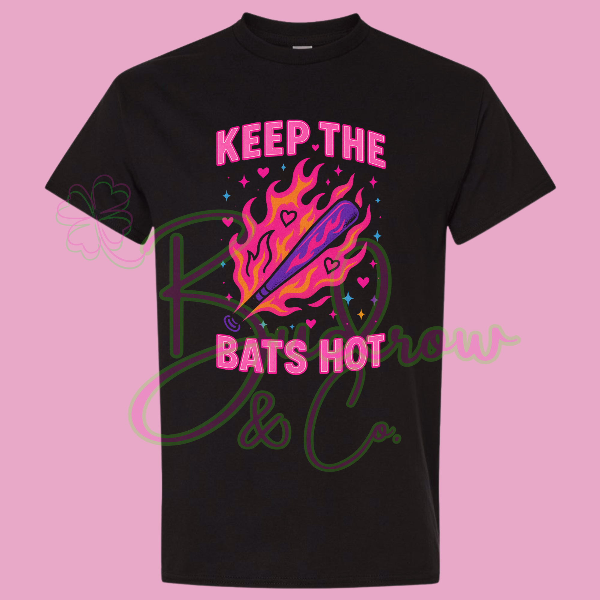 Keep the Bats HOT Pink Tee