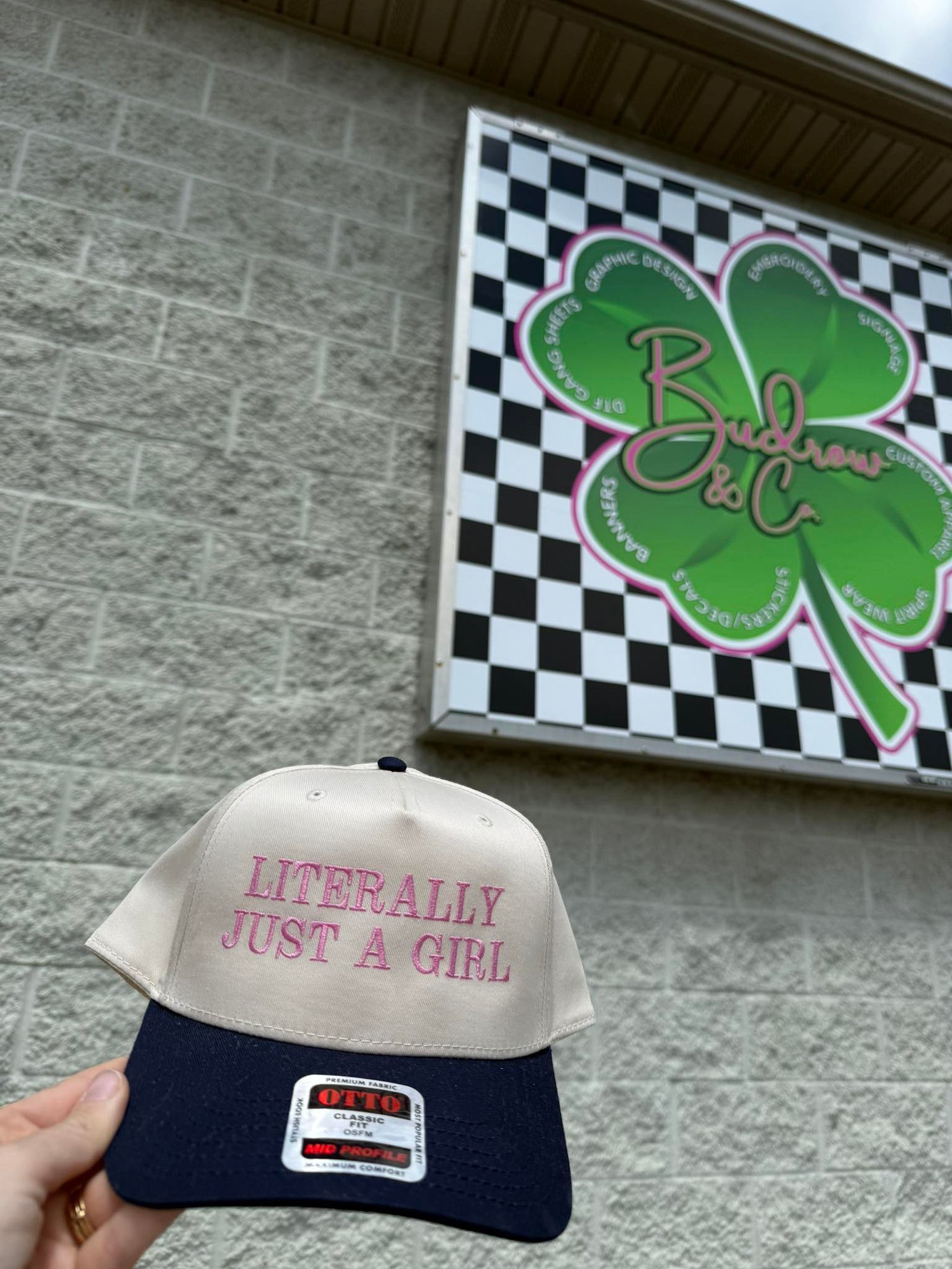 Literally Just a Girl - Embroidered Hat