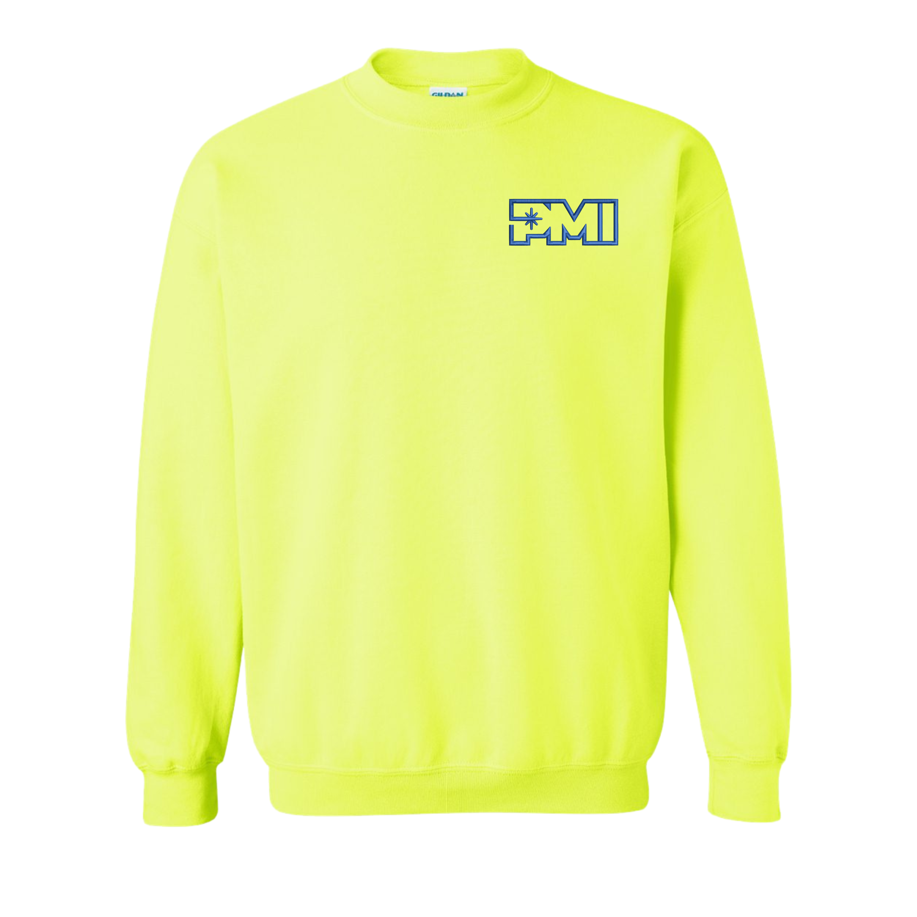 Safety Green Crewneck Sweatshirt