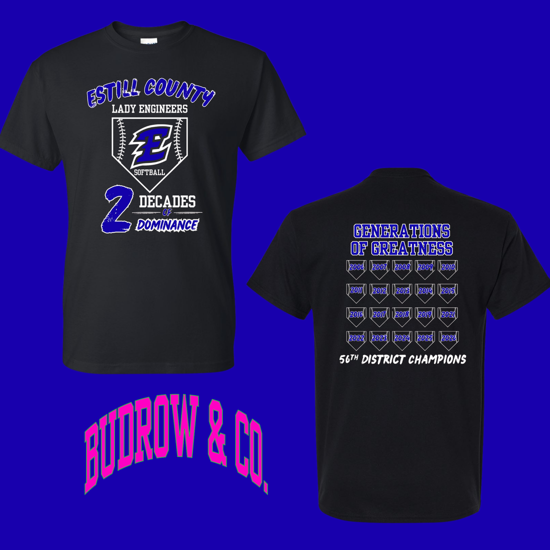District 56 Softball CHAMPIONS Tee Option 2