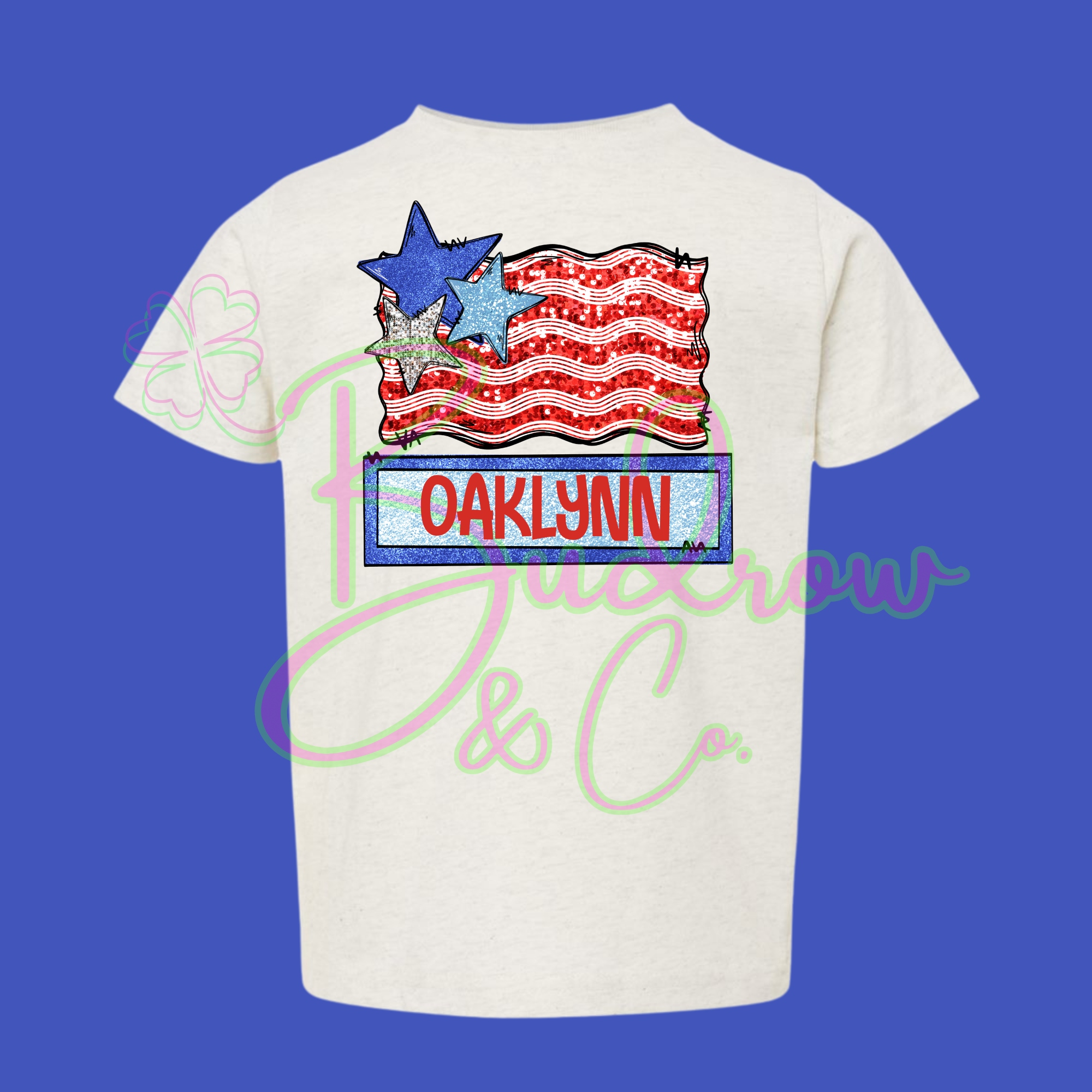 Sparkle Custom Flag - Personalized