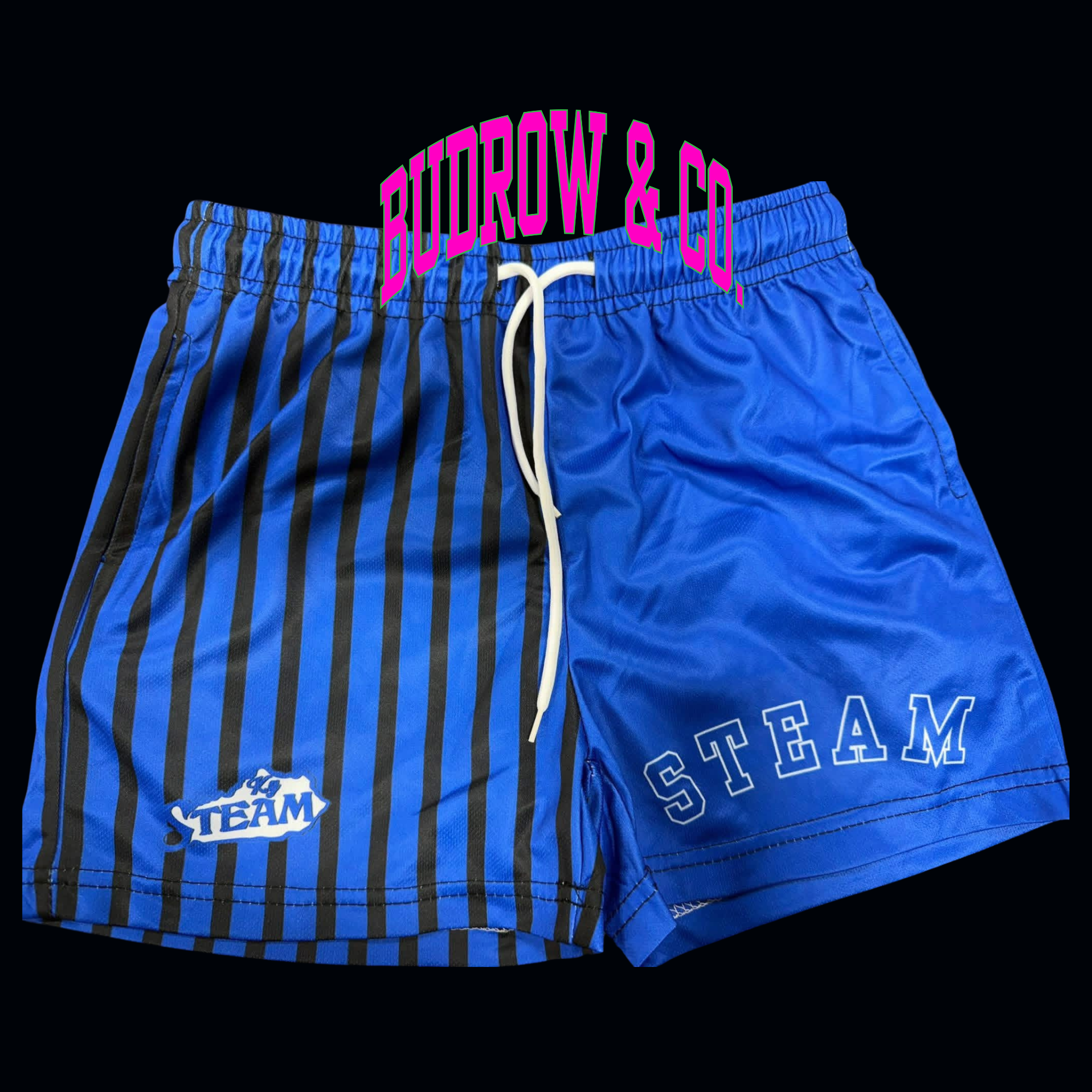 Steam Shorts - Blue Stripe