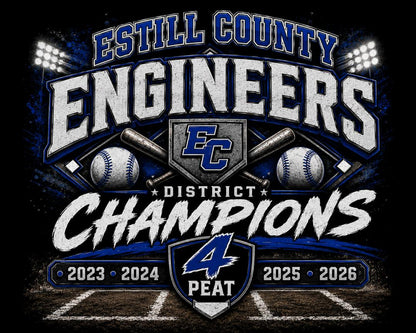 District 56 Baseball CHAMPIONS Tee