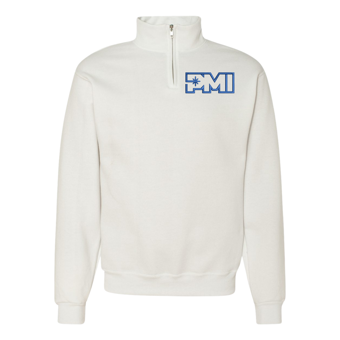 White 1/4 Zip