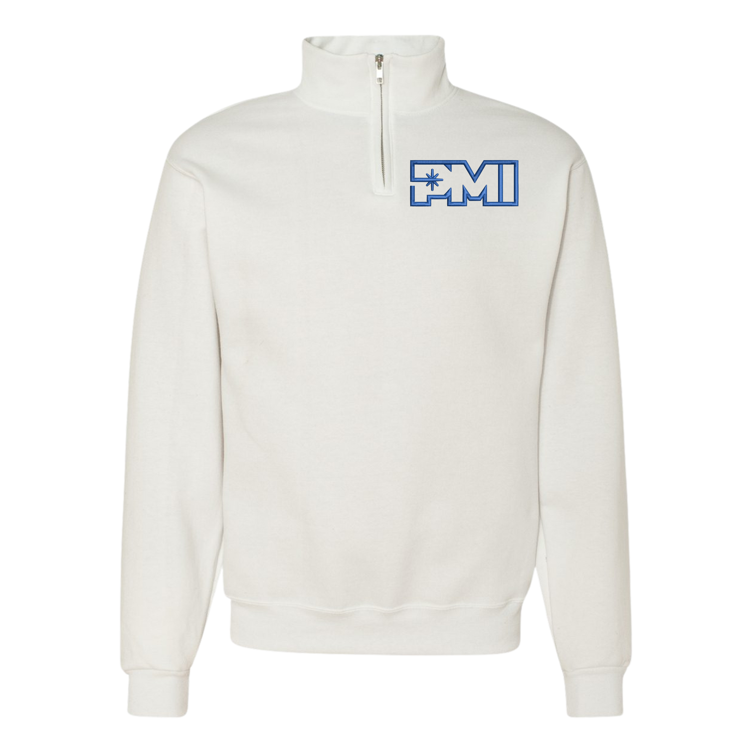 White 1/4 Zip